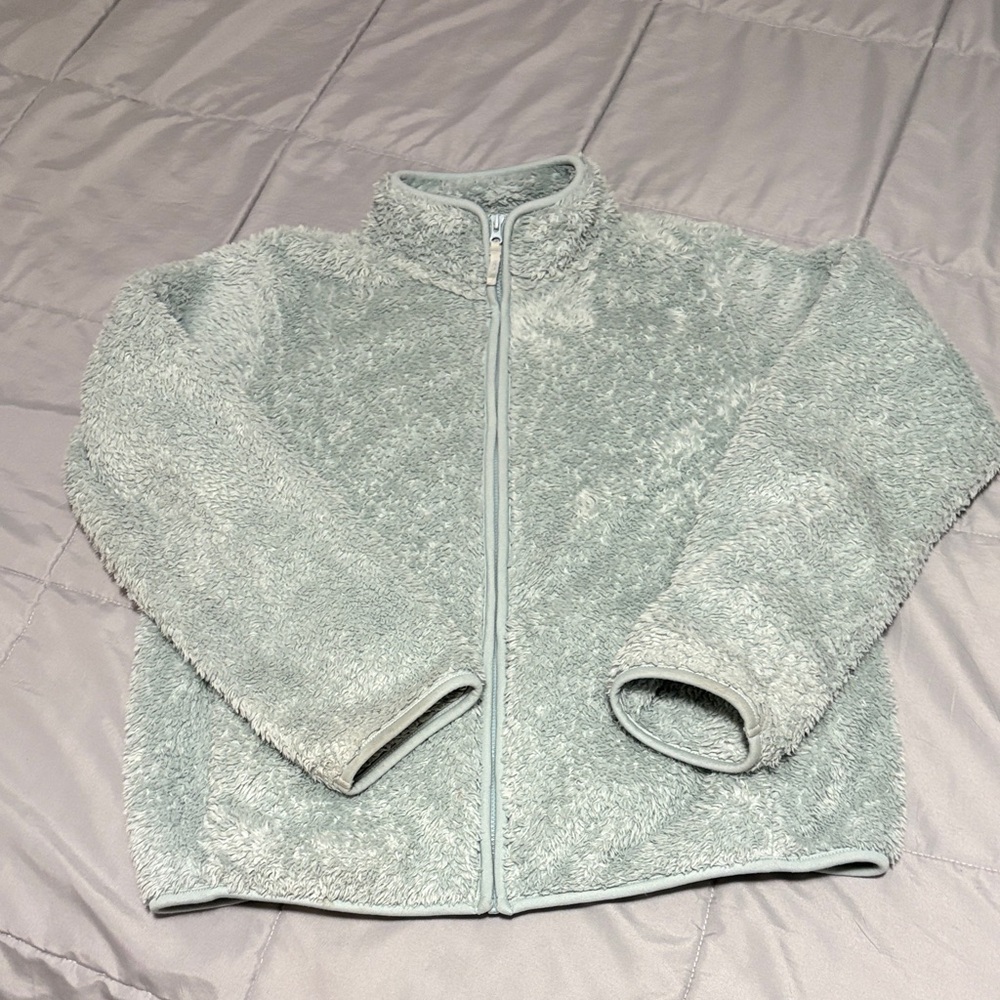 Kid’s Fleece Jacket in Light Gray 13